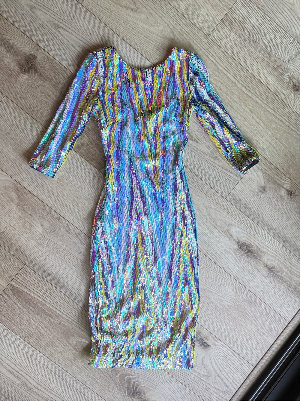 Dress the Population Sequin Bodycon Dress size S